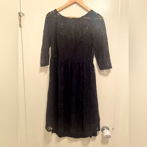Navy Lace Dress